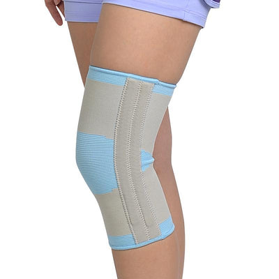 Knit knee protector summer breathable sports fitness protection knee sprained knee fixed elastic knee protector knee brace Ober Braces